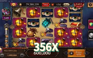 Catálogo de jogos 356X com fornecedores Pragmatic Play, Evolution, NetEnt